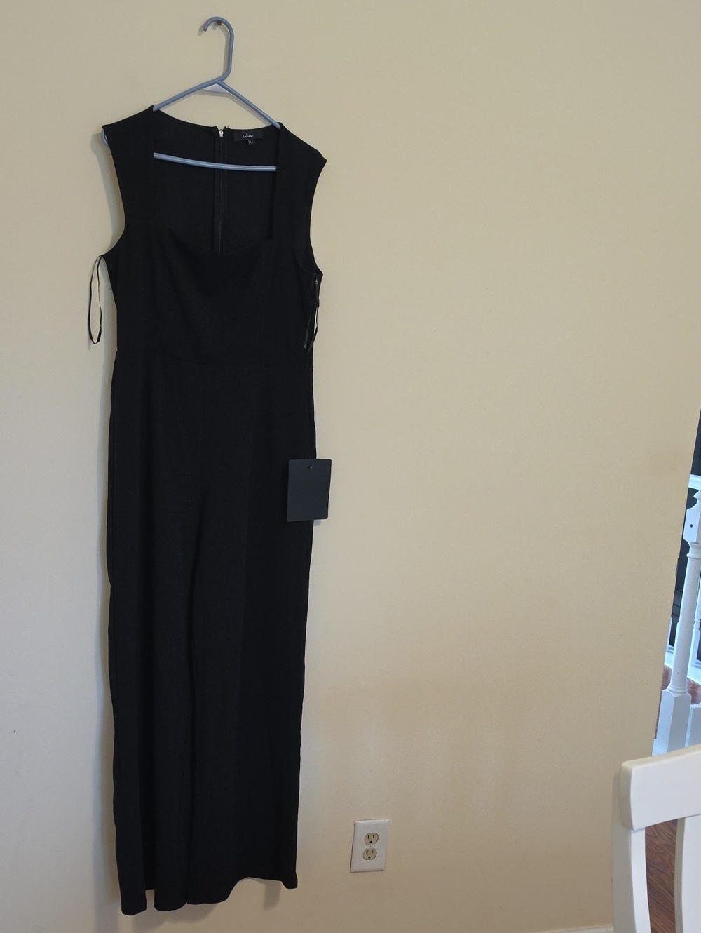 Lulu's Black Wide Leg Jumpsuit